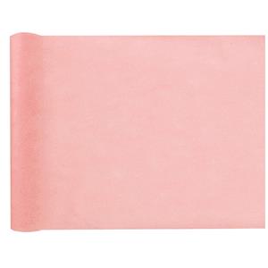 Santex Tafelloper op rol - polyester - zalmroze - 30 cm x 10 -