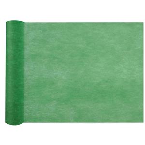 Santex Tafelloper op rol - polyester - donkergroen - 30 cm x 10 -