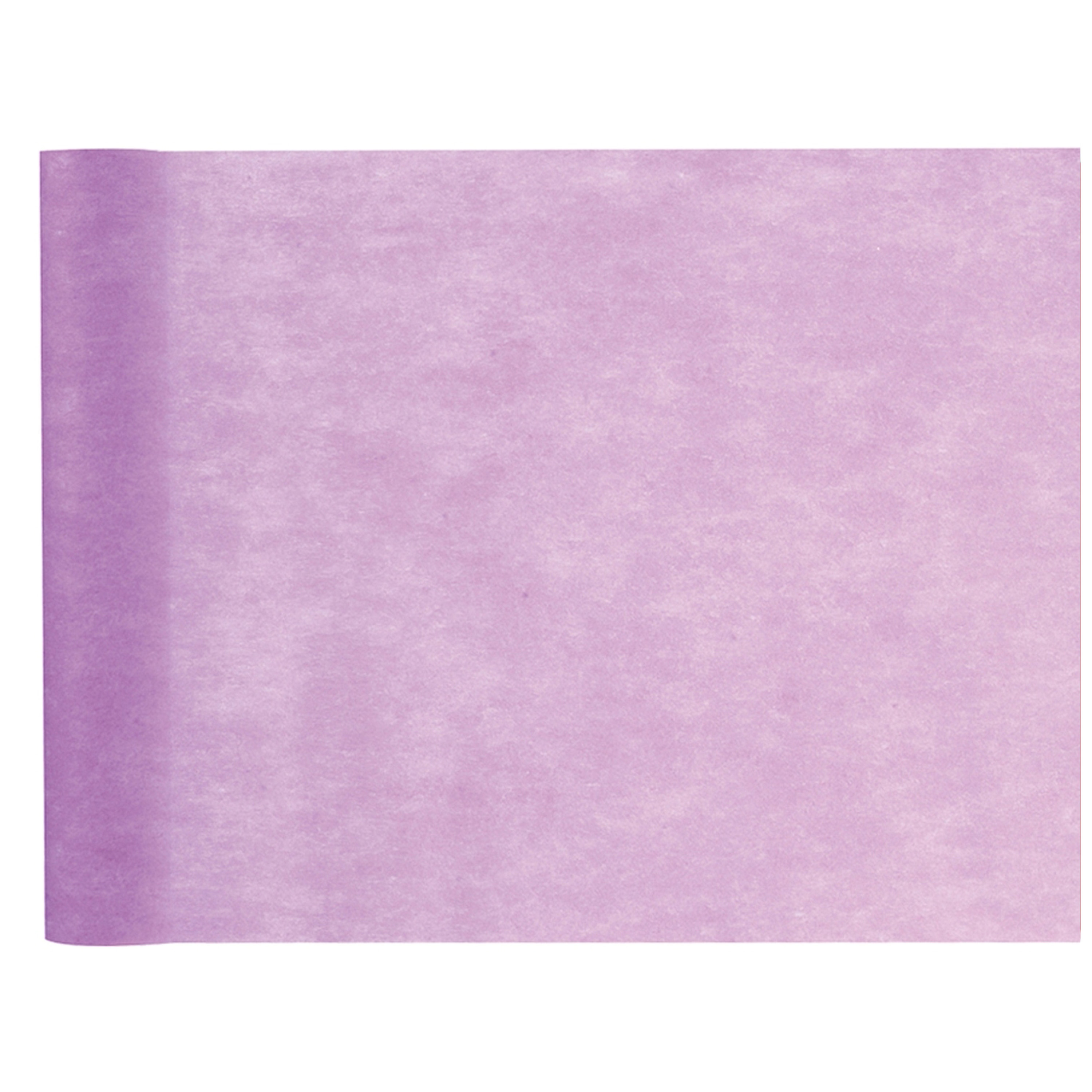 Santex Tafelloper op rol - polyester - lila paars - 30 cm x 10 -
