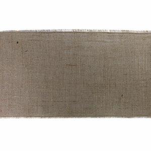 Chaks Jute tafelloper - 29 x 500 cm - grijs/beige - dicht gaas -