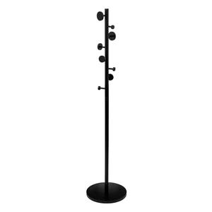 Atmosphera 5Five - kapstok - zwart - dennenhout - staand - 8 haken op verschillende hoogtes - 176 cm -