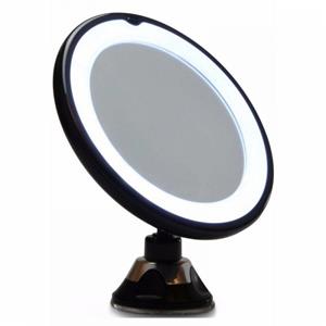 Zuigbeker cosmetische spiegel met LED -licht en 10x vergroting