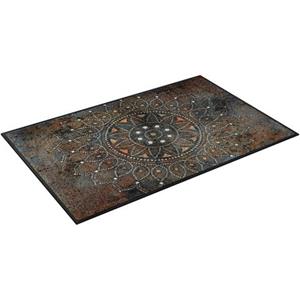 Wash+dry by Kleen-Tex Mat Madhana Inloopmat, mandalamotief, antislip, wasbaar