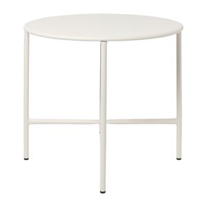 Xenos Bijzettafel Pablo wit - ø50x45 cm