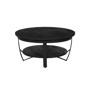 Het Steigerhouthuis Salontafel Paras Black | 70 cm