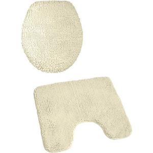 KiNZLER Badematte "Chenille", Höhe 18 mm, rutschhemmend beschichtet, fußbodenheizungsgeeignet
