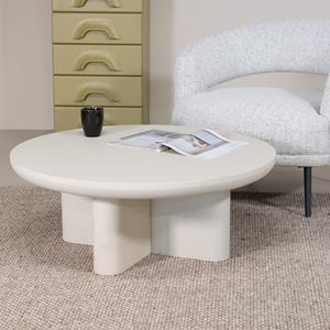 Giga Meubel Salontafel Miso Rond Beige 90cm - 