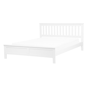 BELIANI Bed hout wit 140 x 200 cm MAYENNE