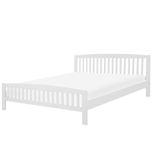 BELIANI Bed hout wit 180 x 200 cm CASTRES