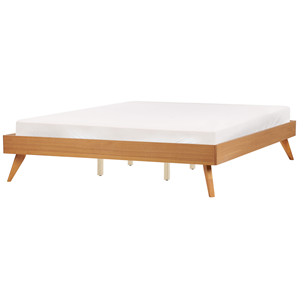 BELIANI Bed hout lichthout 180 x 200 cm BERRIC