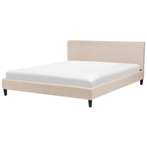 BELIANI Bed stof beige 180 x 200 cm FITOU