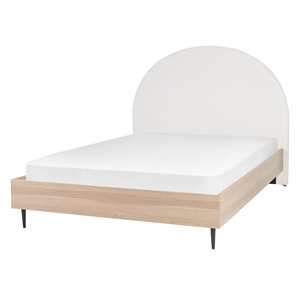 BELIANI Bed stof wit 140 x 200 cm MILLAY