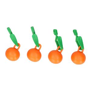 Humbert Tafelkleed klemmen - 8x stuks - sinaasappels - kunststof - 5 x 6 cm -