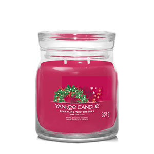 Yankee Candle Signature Medium Candle Sparkling Winterberry 368 g