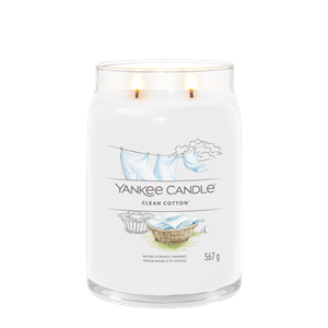 Yankee Candle Kenmerkende Grote Kaarsen Schoon Katoen 567 g