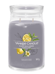 Yankee Candle Signature Large Candle Black Tea & Lemon 567 g