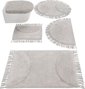 Heine home unisex Badmat lichtgrijs Maat Ø 75 cm - rond