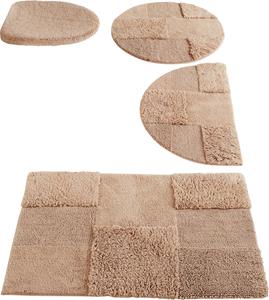 Heine home unisex Badmat taupe Maat 75 cm Ø - rond