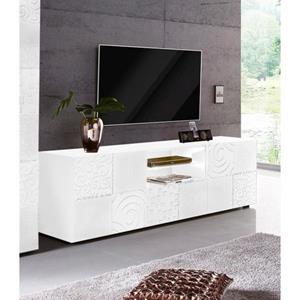 LC Tv-meubel Miro Breedte 181 cm met decoratieve zeefdruk