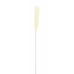 Mica Decorations pluimgras kunst steel|tak - zachtgeel - 104 cm