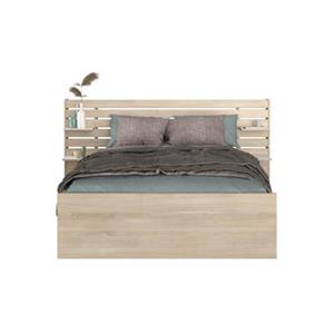 Leen Bakker Bed Evi - eikenkleur - 140x200 cm