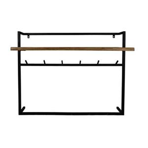 HSM Collection HSM -  -Kapstok - 100x30x80 - Naturel|zwart -
