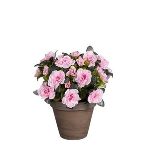 Mica Decorations Azalea Kunstplant - H31 x Ø26 cm - Roze