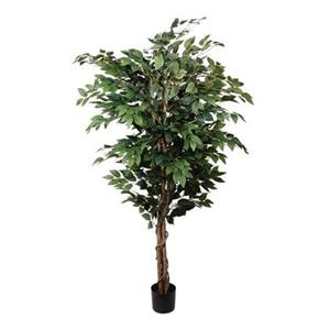 Kopu Kunstplant Ficus Benjamina 150 cm in zwarte pot - 1764 bladeren