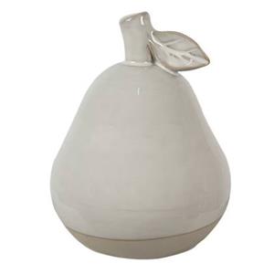 Clayre & Eef Decoratie Peer 11 cm Beige Porselein