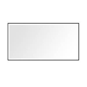 Vtw Living  Badkamerspiegel - Zwart frame - Anti Condens - 80 cm