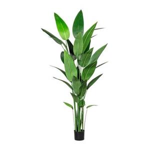 Kopu Kunstplant Canna 210 cm 32 bladeren - in zwarte pot - Bloemriet