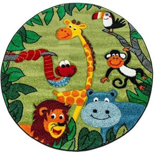 Paco Home Kinderteppich "Diamond 638", rund