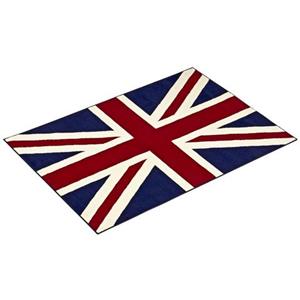 HANSE Home Teppich "Union Jack", rechteckig, Kurzflor, Rutschfest, Flaggen Motiv, Wohnzimmer, Kinderzimmer, Flur