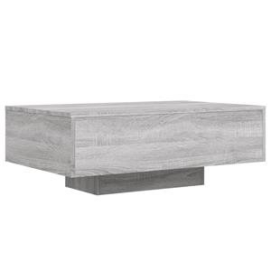 vidaXL Salontafel met LED-verlichting 85x55x31 cm grijs sonoma eiken