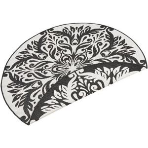 NORTHRUGS Teppich "Madrid", rund, In-& Outdoor, Wetterfest, Balkon, Garten, Wohnzimmer, Wasserfest