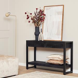 Het Steigerhouthuis Sidetable Boaz Black | 120 cm