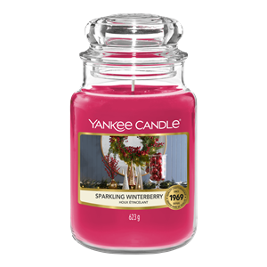 Yankee Candle Kenmerkende Grote Kaars Mousserende Winterbes 623 g