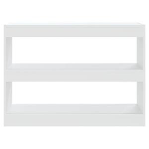 vidaXL Boekenkast/kamerscherm 100x30x72 cm wit