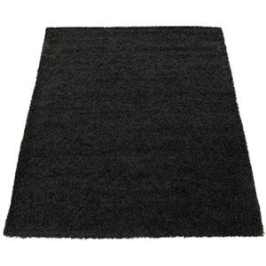 Hochflor-Teppich Sky 250, Paco Home, rechteckig, Höhe: 34 mm, gewebt, Uni-Farben, intensive Farbbrillanz, auch als Läufer erhältlich