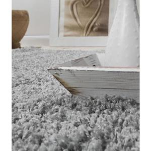 Hochflor-Teppich Sky 250, Paco Home, rechteckig, Höhe: 34 mm, gewebt, Uni-Farben, intensive Farbbrillanz, auch als Läufer erhältlich