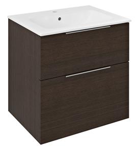 Sapho Cirasa wastafel onderkast 60x46x64cm donkerbruin eiken