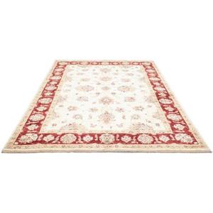 morgenland Wollteppich "Ziegler Teppich handgeknüpft beige", rechteckig