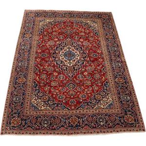 morgenland Wollteppich "Kashan Teppich handgeknüpft", rechteckig, handgeknüpft