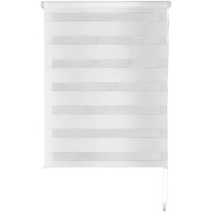 my home Doppelrollo "MARANO", Lichtschutz, ohne Bohren, freihängend, im Fixmaß, Rollo mit Klemmträger
