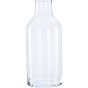 Merkloos 1x Glazen fles vaas/vazen 13,5 x 30 cm transparant 3300 ml -