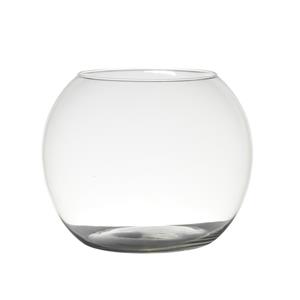Hakbijl Glass Bol vaas/terrarium vaas - D25 x H20 cm - glas - transparant -