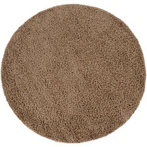 Hochflor-Teppich Sky 250, Paco Home, rund, Höhe: 34 mm, gewebt, Uni Farben, intensive Farbbrillanz