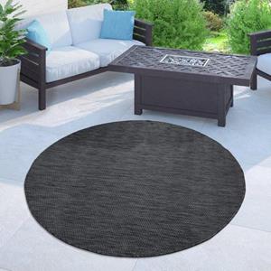 Home affaire Vloerkleed Venetië Platweefsel, sisal-look, mêlee, uv-bestendig, geschikt voor buiten