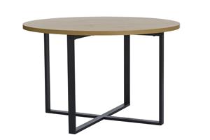 Giga Living Eettafel Lugo Wild Eiken Melamine Ø120cm - 