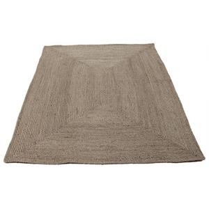 carpetfine Teppich "Nele Juteteppich Naturfaser", rechteckig, geflochtener Wendeteppich aus 100% Jute, quadratisch und als Läufer